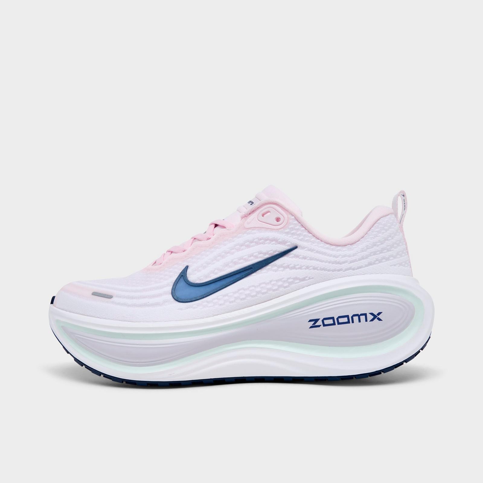 Women's Nike Vomero Plus Running Shoes - Pearl Pink/Midnight Blue/Barely Green/White