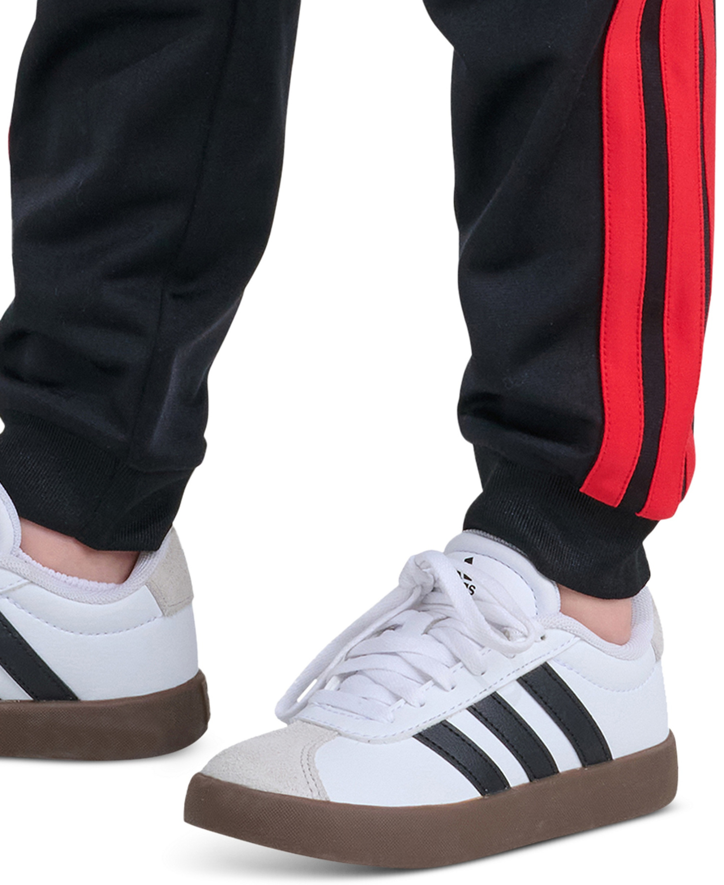 adidas Boys' 8-20 Pull-On Jogger Pant - Black/Red