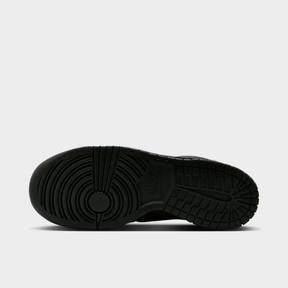 Big Kids' Nithtke Dunk Low Casual Shoes - Part 1 - Black - Bottom view