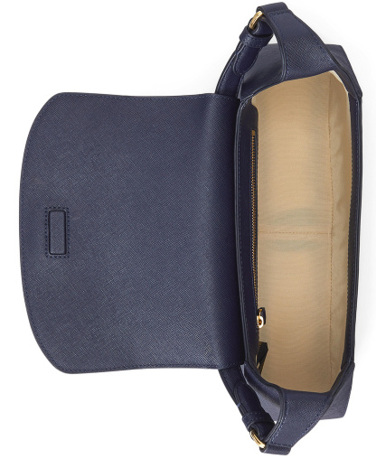 Lauren Ralph Lauren Schylar Small Slim Shoulder Bag - Refined Navy