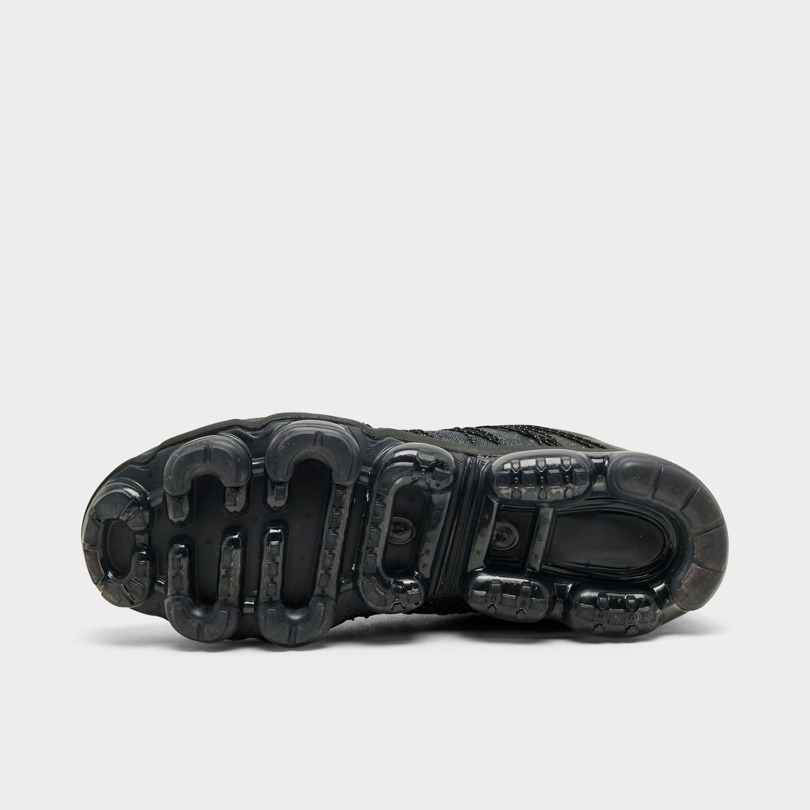 Men's Nike Air VaporMax Run Utility Running Shoes - Black/Reflective Silver/Anthracite/Habanero Red