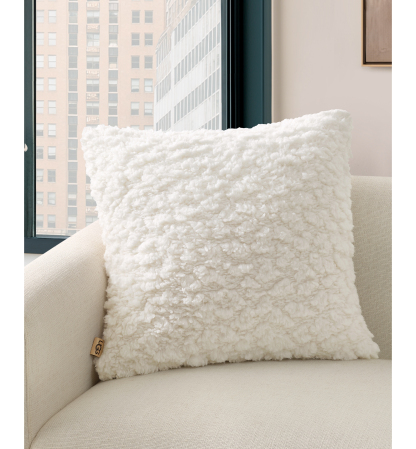 UGG® Shira Chunky Euro Pillow, 24" x 24" - Snow
