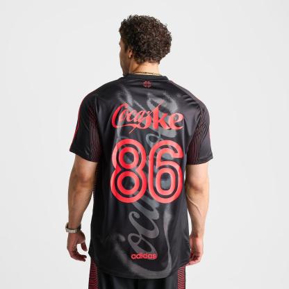 Men's adidas x Coca-Cola Teamgeist Soccer Jersey - Black - view 4