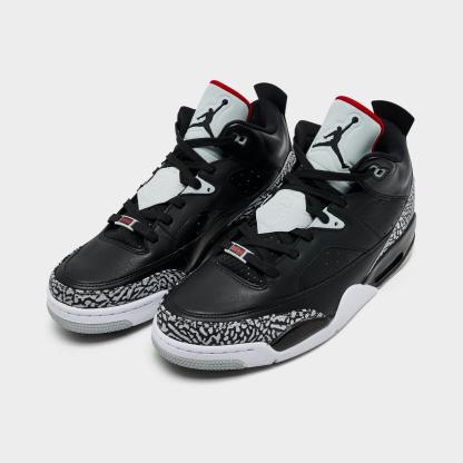 Men's Air Jordan Son of Mars Low Casual Shoes - Black/University Red/Grey Mist - view 2