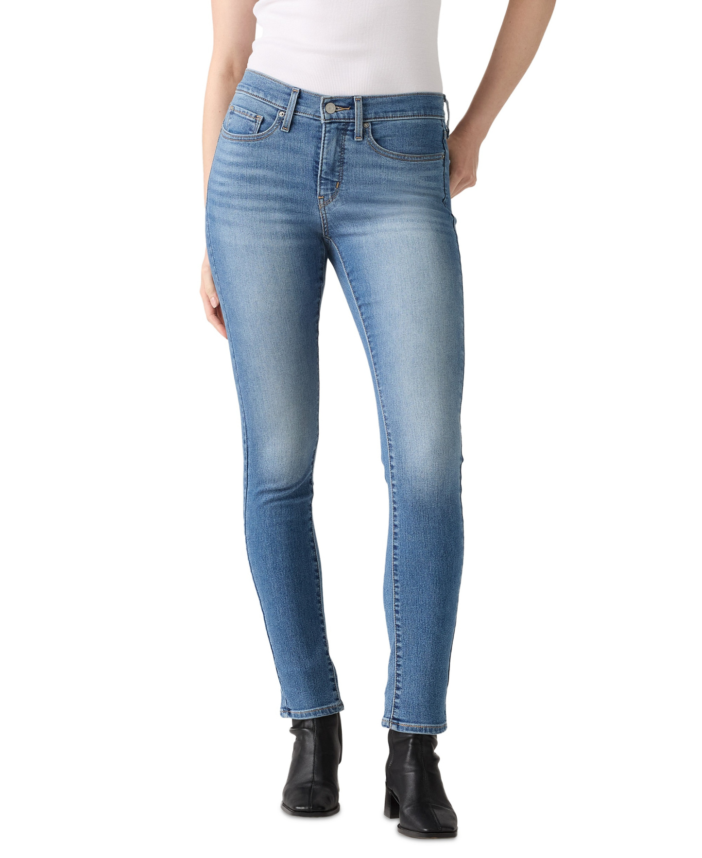 Levi's Women's 311 Shaping Skinny Jeans in Short Length - Eternal Indigo Mid