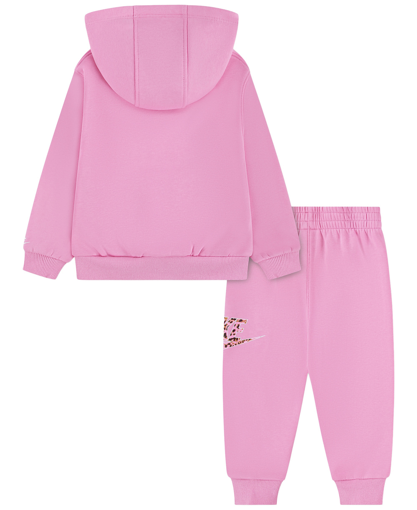 Nike Toddler Girls' 2T-4T Futura Logo Hoodie and Joggers, 2-Piece Set - Pink Rise