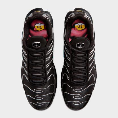 Men's Nithtke Air Max Plus Casual Shoes - Black/Chrome/Gamma Blue - Top view