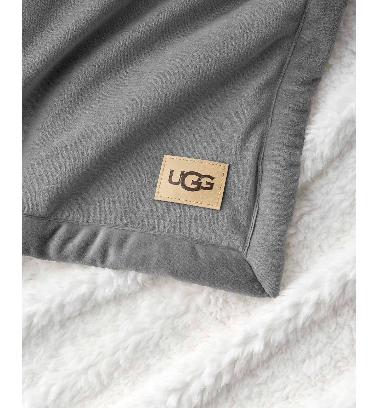 UGG® Dasha Throw, 50" x 70" - Charcoal