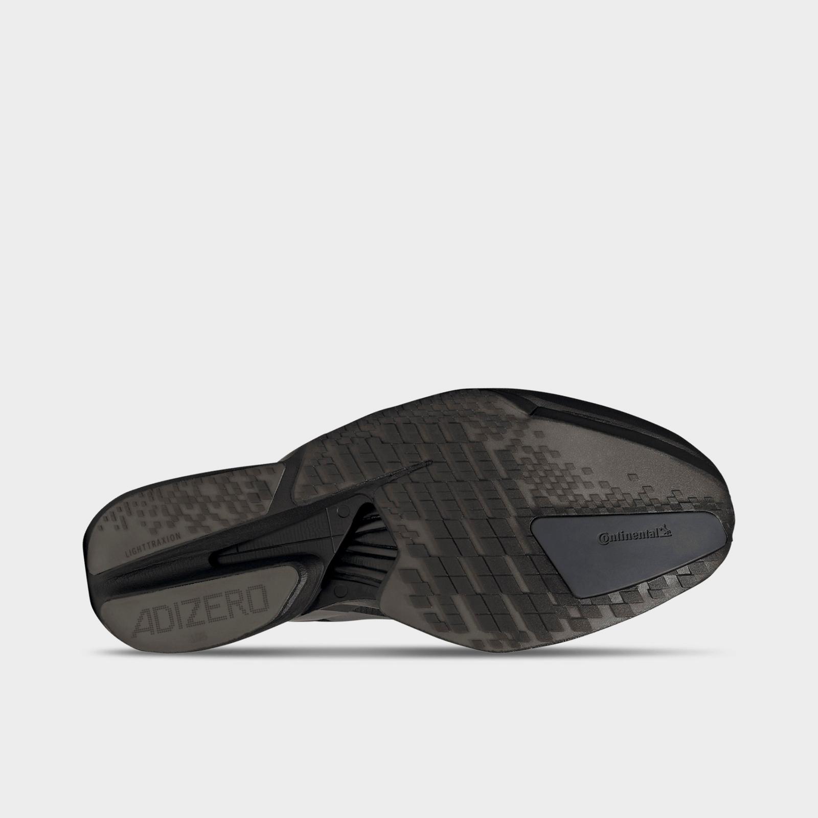 Men's adidas Adizero Adios Pro 4 Running Shoes - Core Black/Iron Metallic/Carbon - view 6
