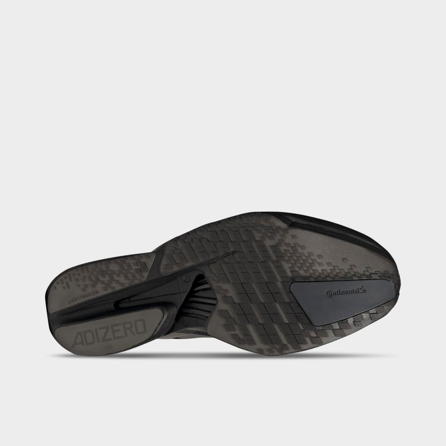 Men's adidas Adizero Adios Pro 4 Running Shoes - Core Black/Iron Metallic/Carbon - view 6