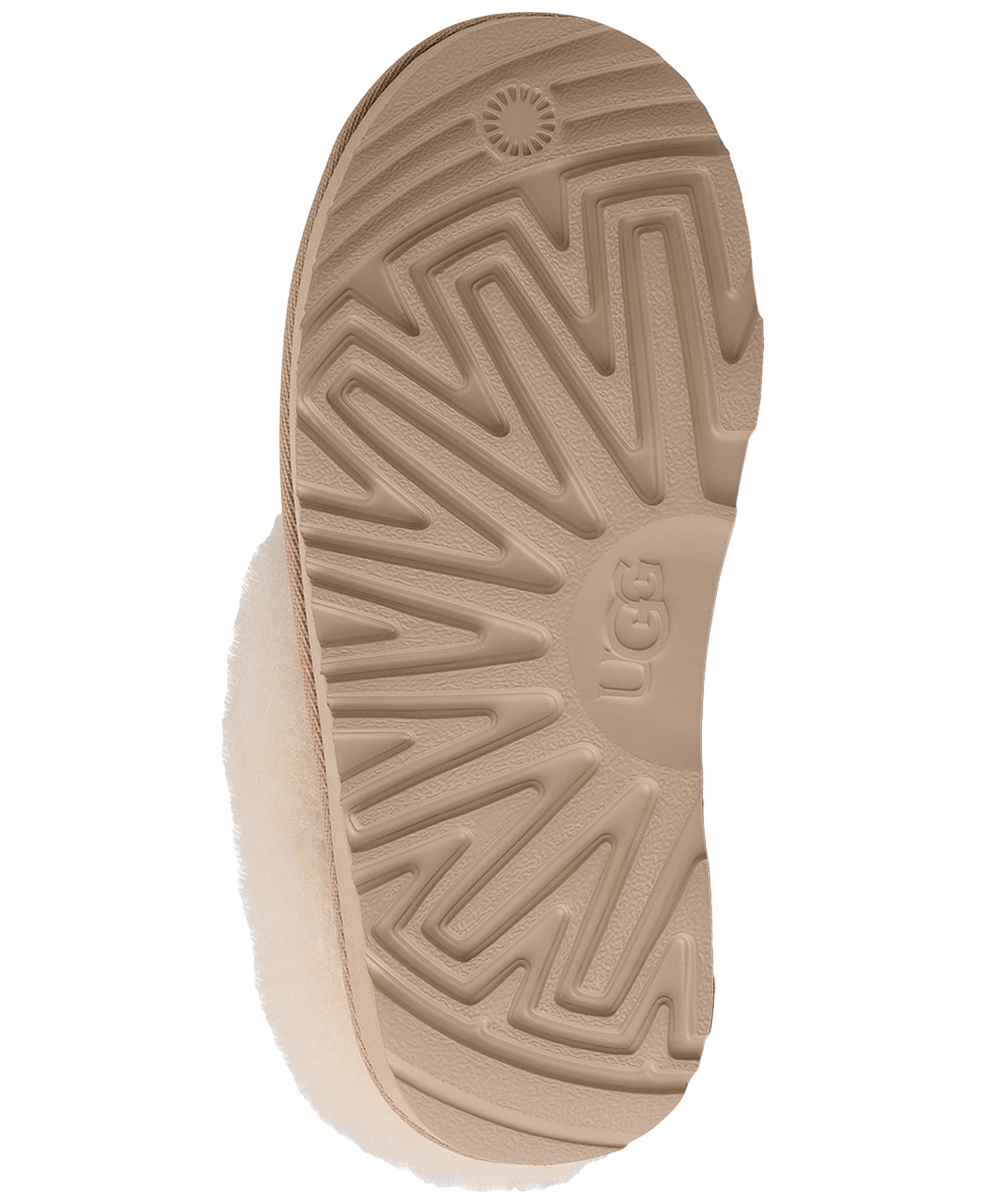 UGG® Kids' Bailey Bow Round Toe Slippers - Sand