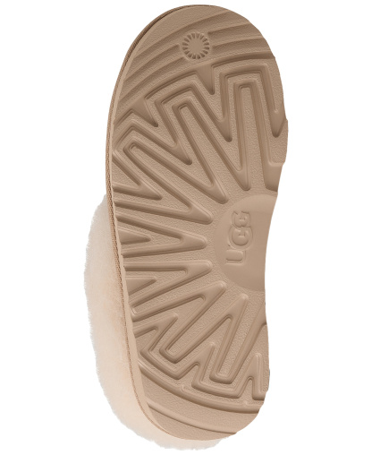 UGG® Kids' Bailey Bow Round Toe Slippers - Sand
