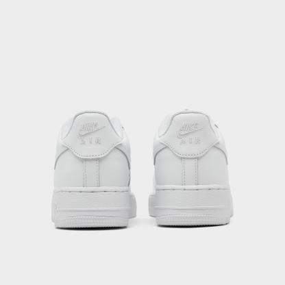 Big Kids' Nike Air Force 1 Low Casual Shoes - White/White