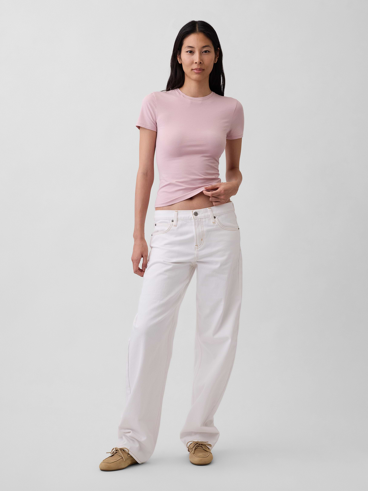 CloseKnit Jersey T-Shirt - Primitive pink