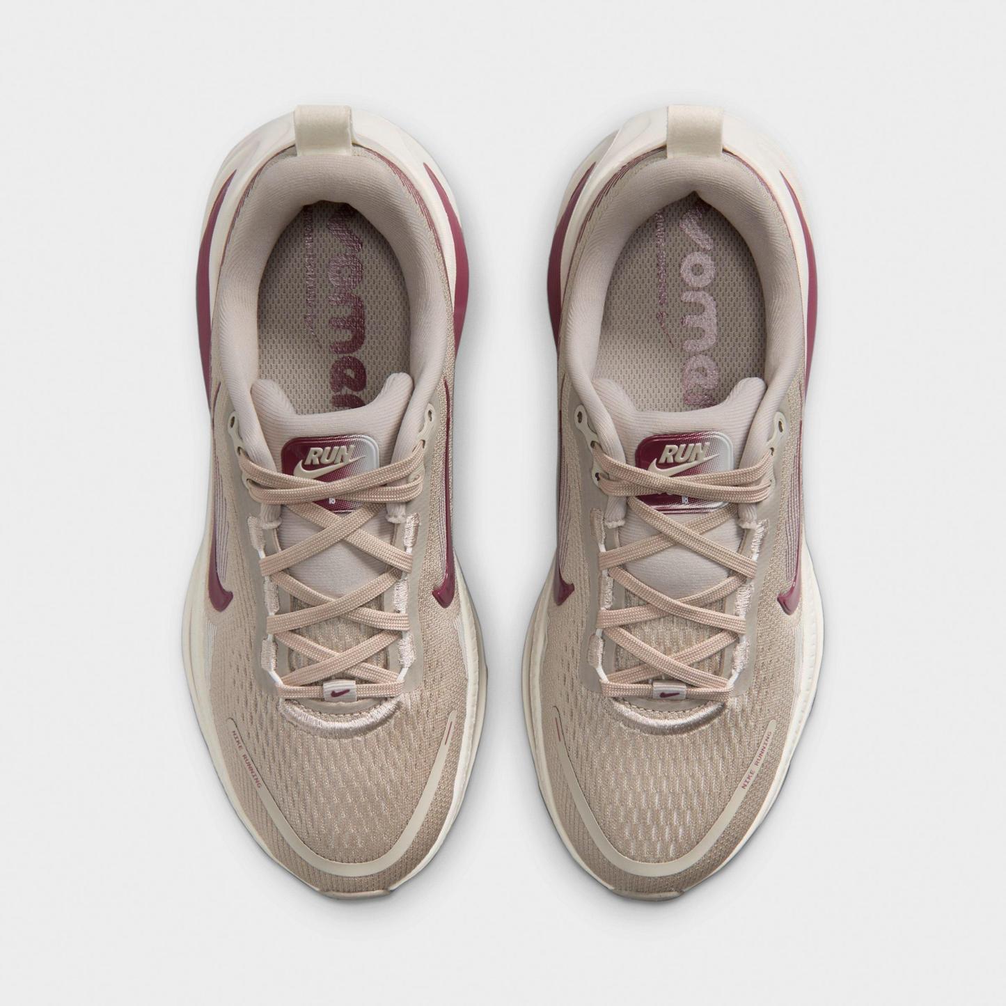 Big Kids' Nithtke Vomero 18 Running Shoes - Part 1 - Cream II/Sail/Pink Smoke - Top view