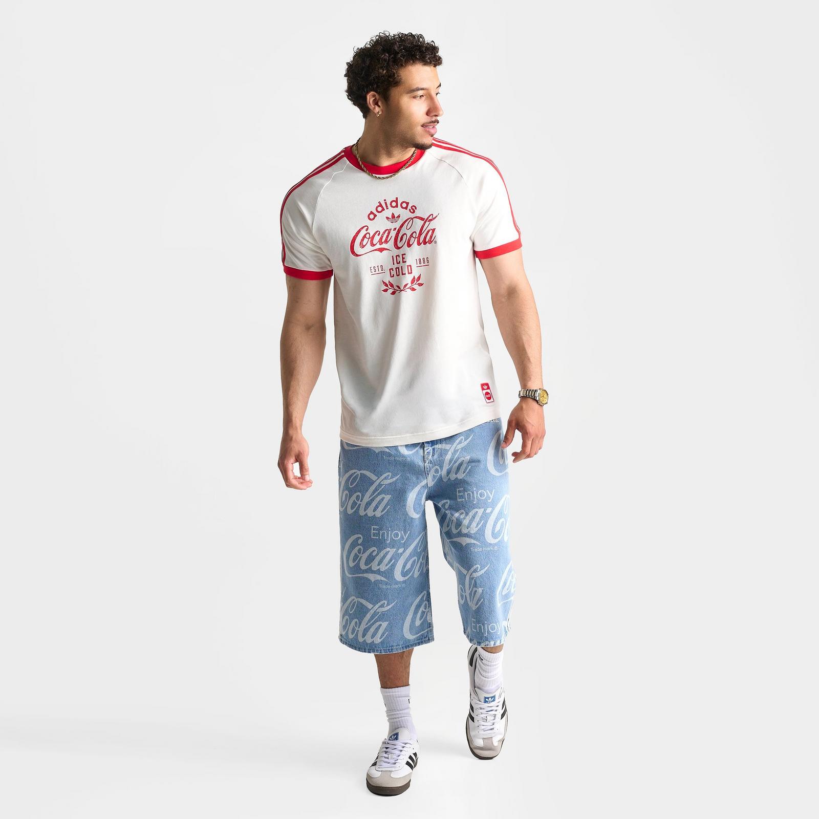 Men's adidas Originals x Coca-Cola Cali T-Shirt - White - view 2