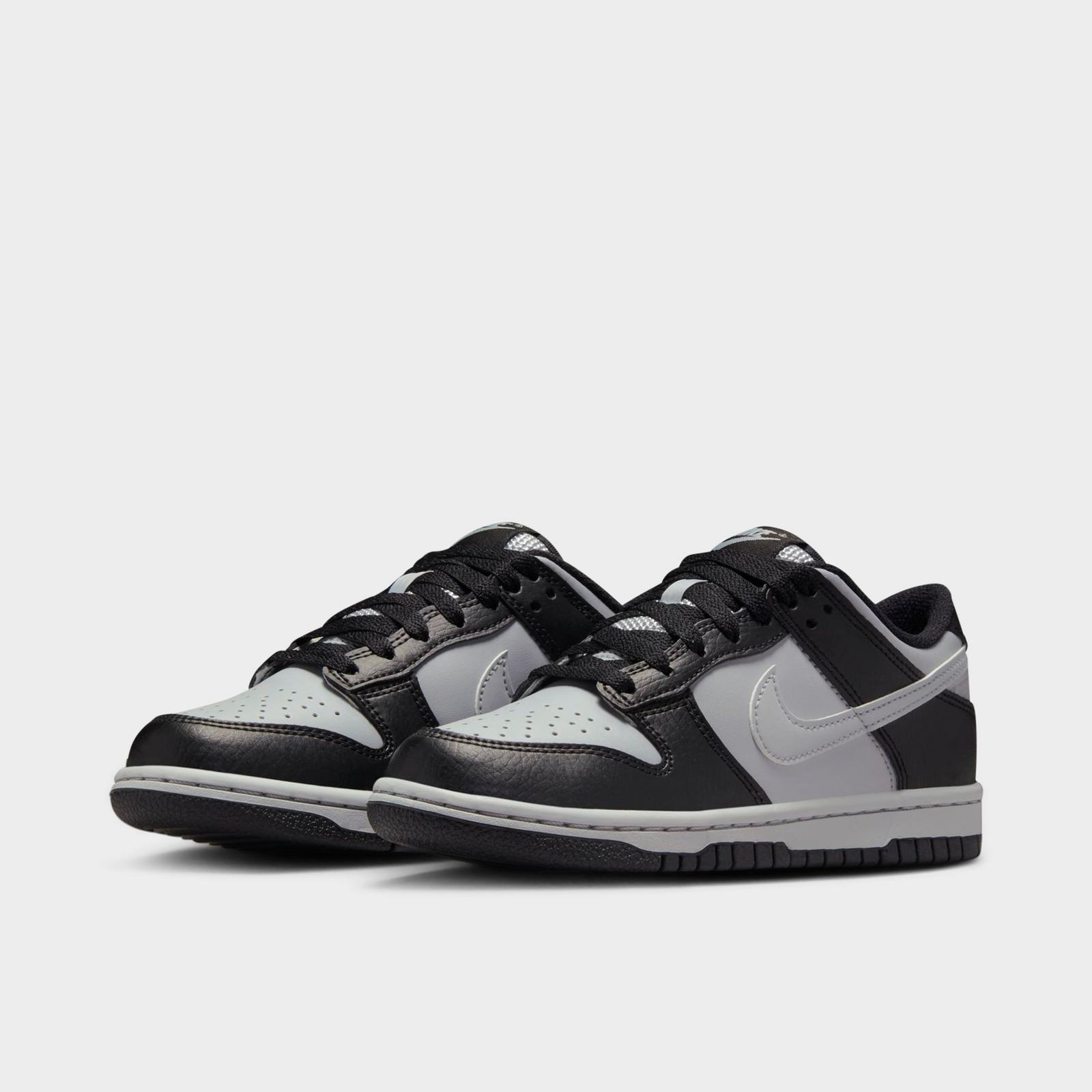 Big Kids' Nike Dunk Low Casual Shoes - Black/Wolf Grey
