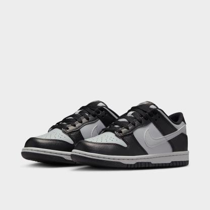 Big Kids' Nike Dunk Low Casual Shoes - Black/Wolf Grey
