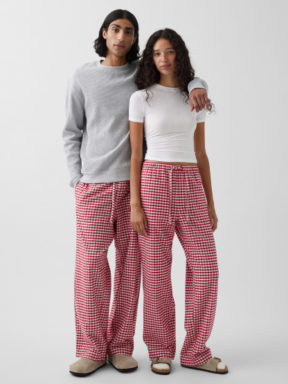 Adult Softest Flannel PJ Pants - Red gingham