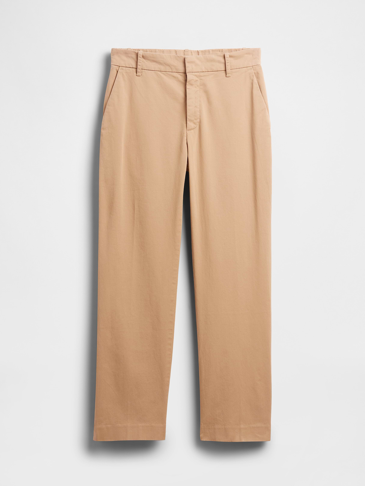 Mid Rise Khakis - Mojave tan