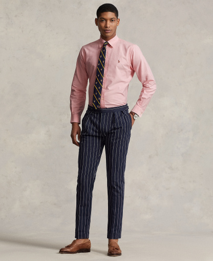 Polo Ralph Lauren Men's Custom Fit Oxford Shirt - Pink