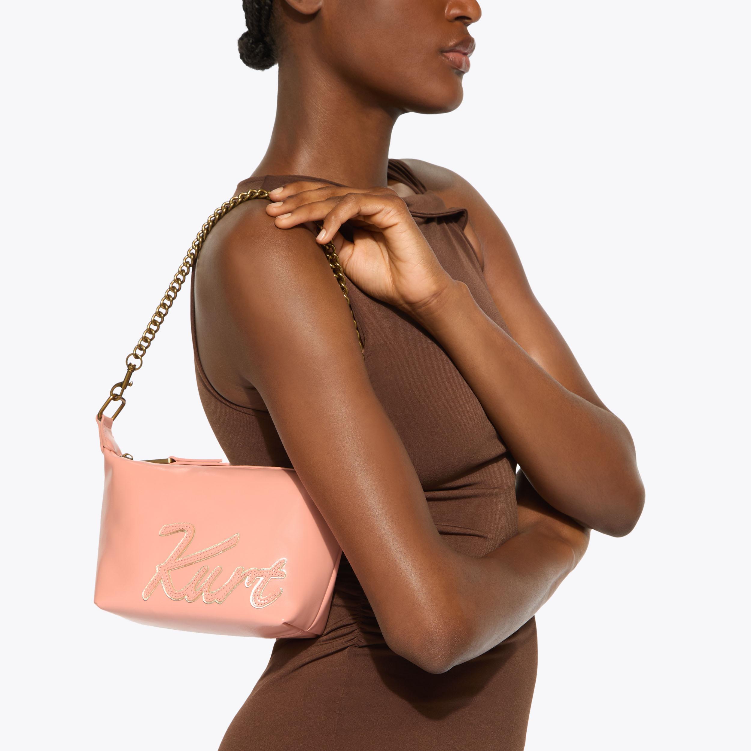 Kurt Geiger London Kurt Soft Shoulder Bag - Beige - view 2