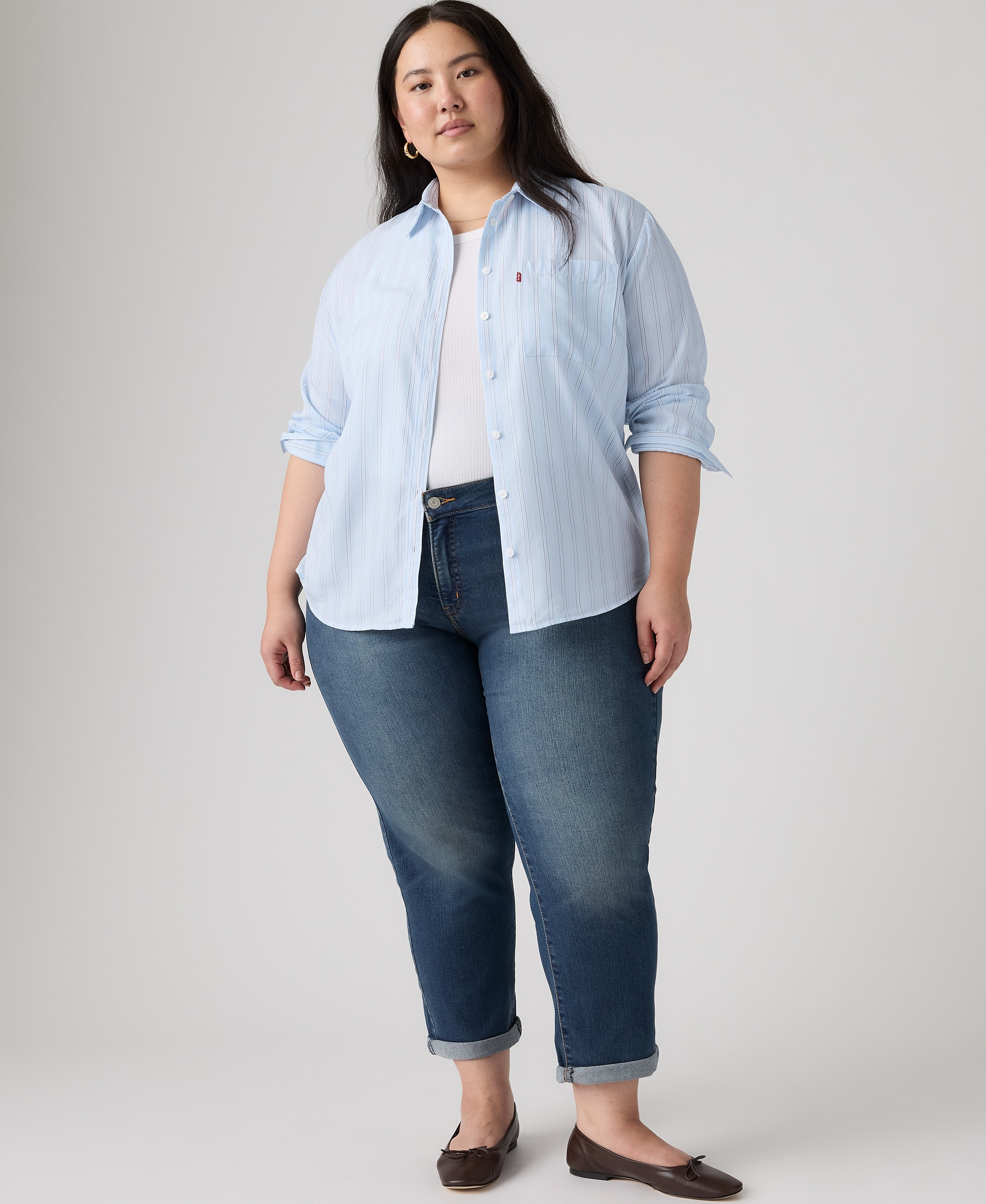 Levi's Women's Relaxed Boyfriend Tapered Leg Jeans - Working Late