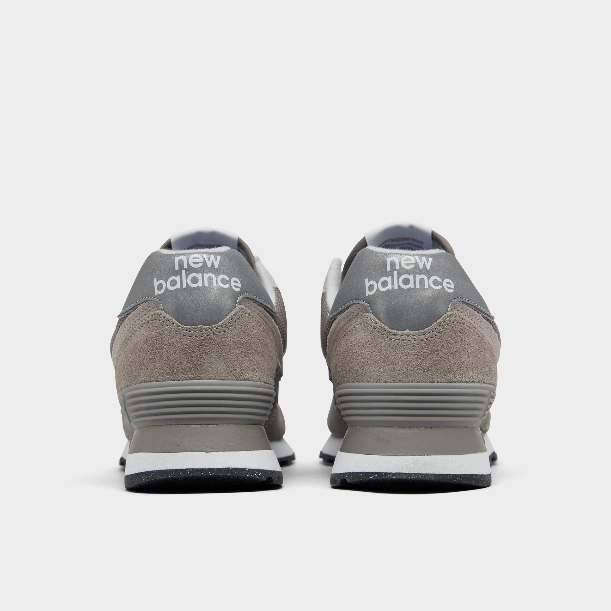 Women's New Balance 574 Casual Shoes - Grey/White - view 4