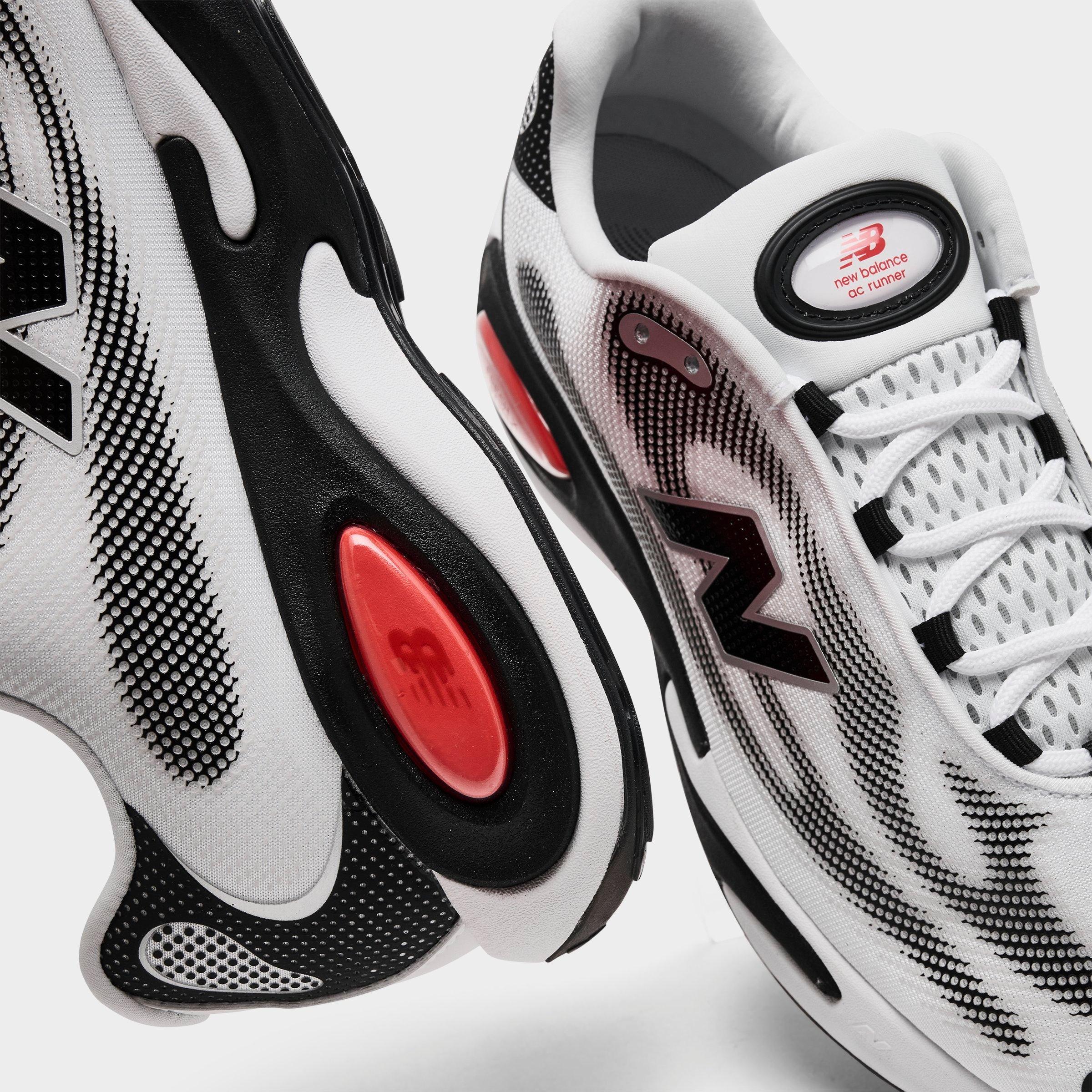 Men's New Balance AC Runner Running Shoes - White/Black/Neo Flame - view 3