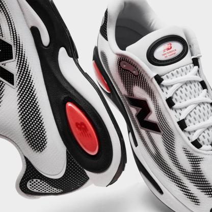 Men's New Balance AC Runner Running Shoes - White/Black/Neo Flame - view 3