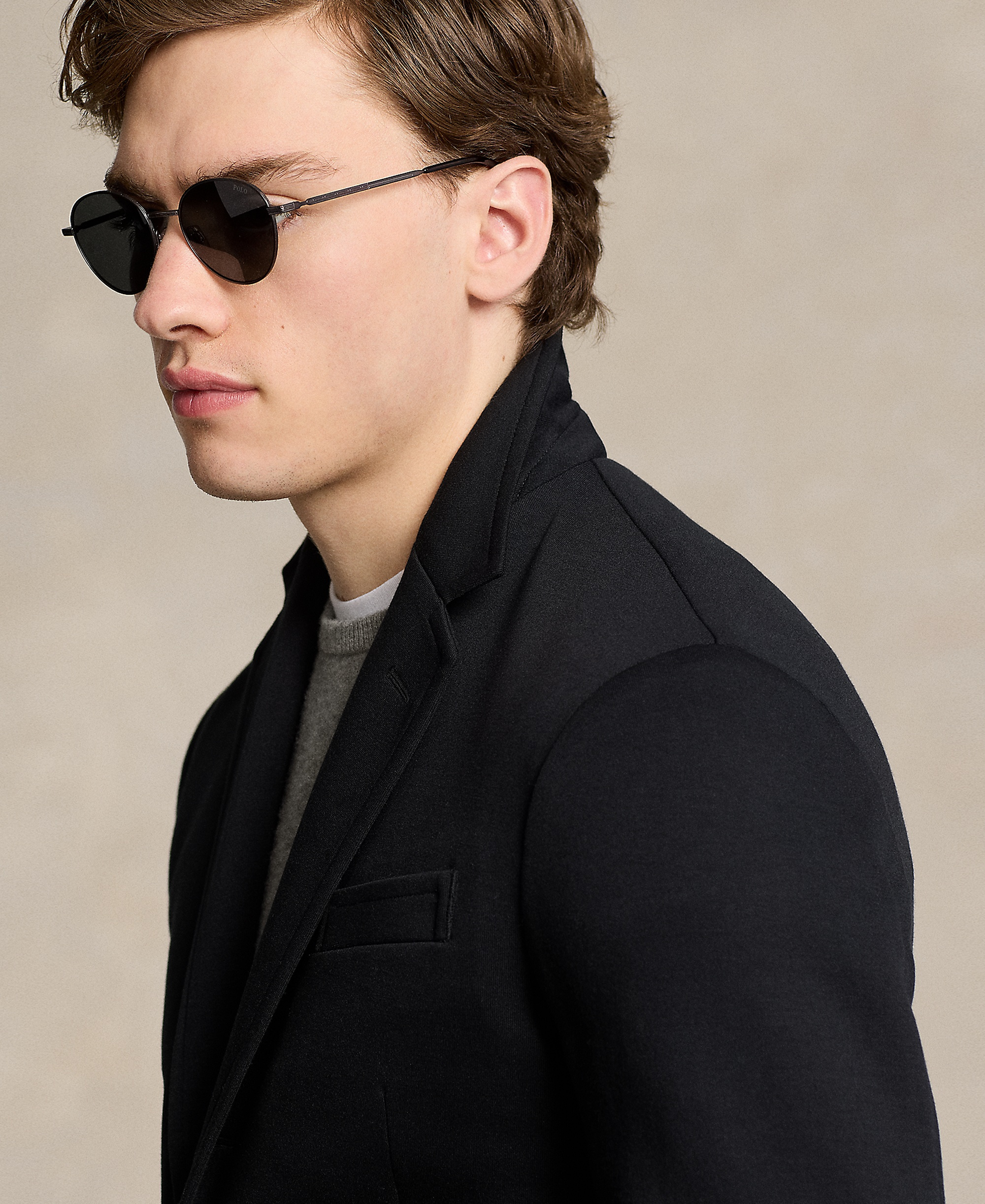 Polo Ralph Lauren Men's Polo Soft Double-Knit Suit Jacket - Black
