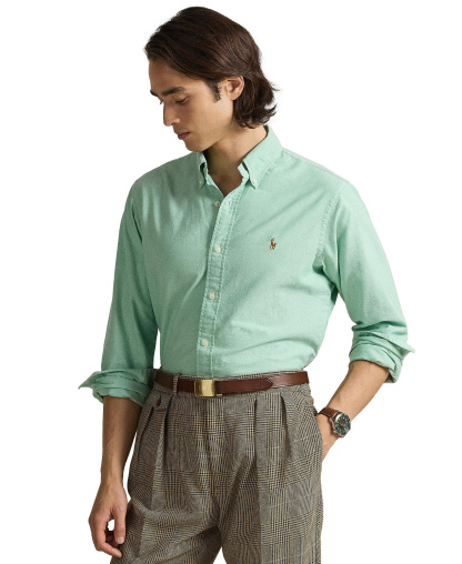 Polo Ralph Lauren Men's Classic-Fit Oxford Shirt - Summer Emerald