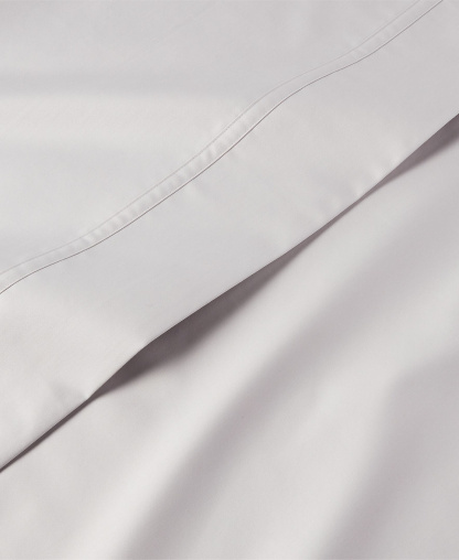 Lauren Ralph Lauren Spencer 475-Thread Count Cotton Sateen 4-Piece Sheet Set, Queen - Soft Grey