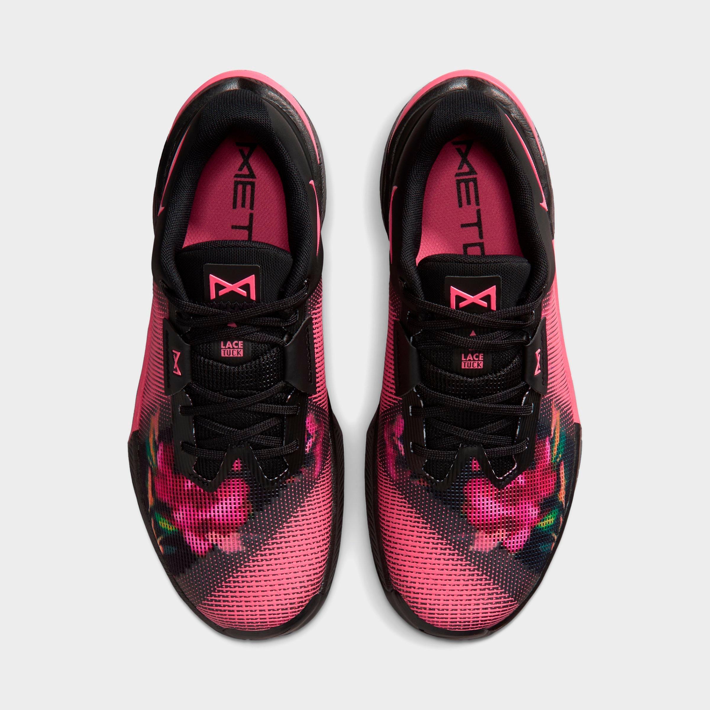 Women's Nithtke Metcon 10 Training Shoes - Black/Sea Coral/Black - Top view