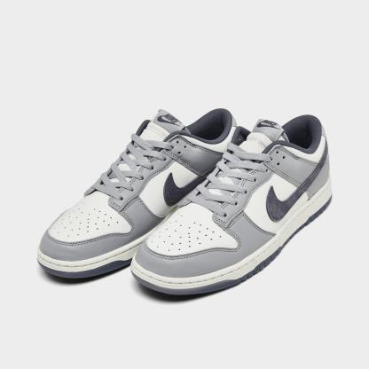 Nithtke Dunk Low Retro Premium SE Corduroy Casual Shoes (Men's Sizing) - White/Light Carbon/Platinum Tint - Both shoes facing left