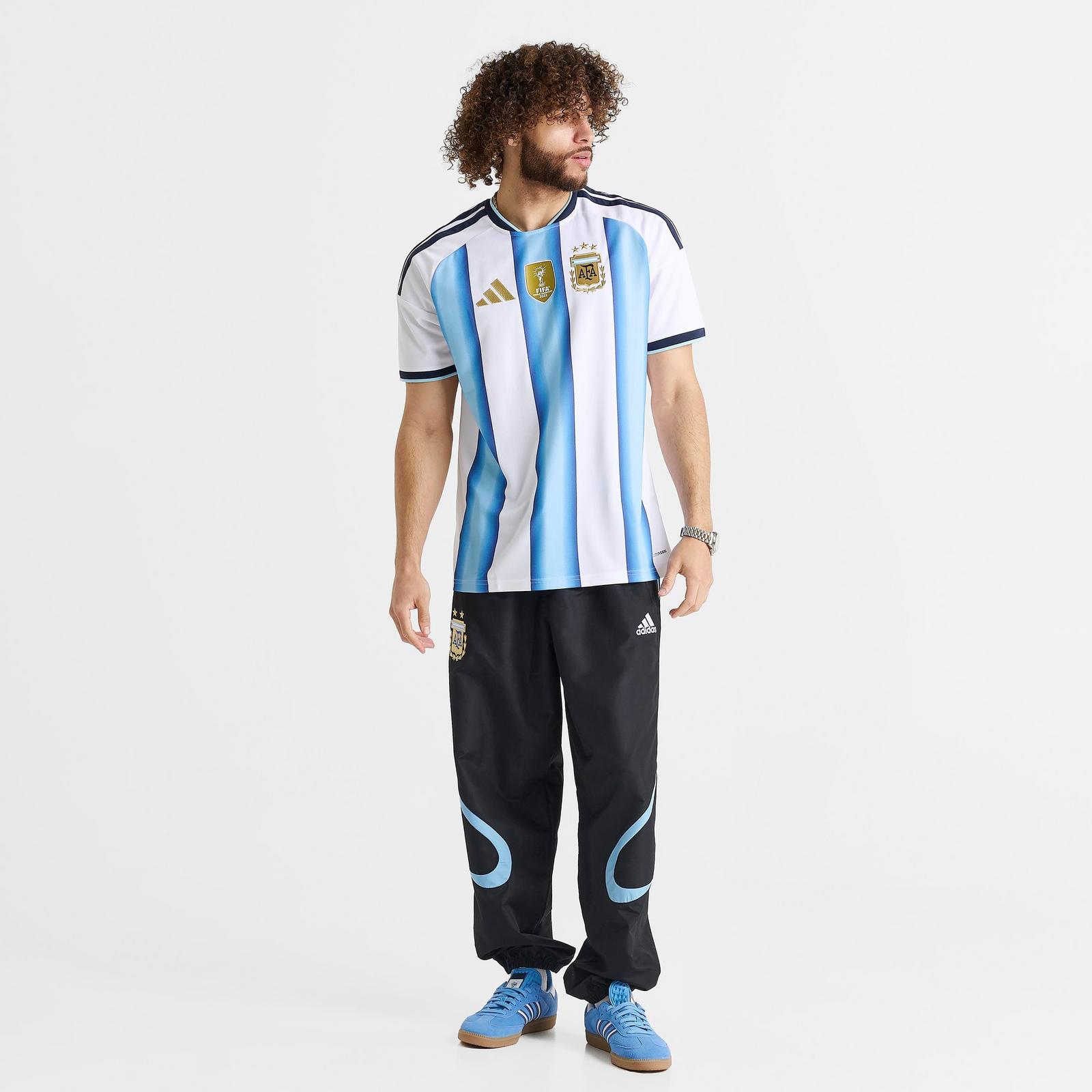 Men's adidas Argentina 2026 Home Replica Soccer Jersey - White/Icey Blue/Light Blue - view 2