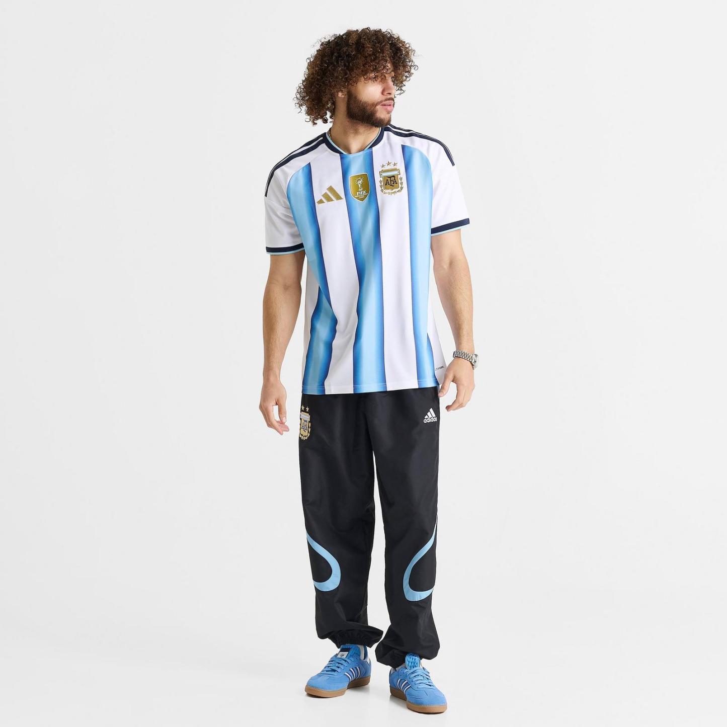 Men's adidas Argentina 2026 Home Replica Soccer Jersey - White/Icey Blue/Light Blue - view 2