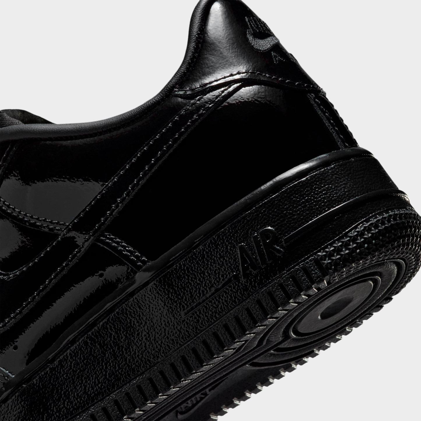 Big Kids' Nithtke Air Force 1 LV8 1 Casual Shoes - Black/Black/Black - Detail shot