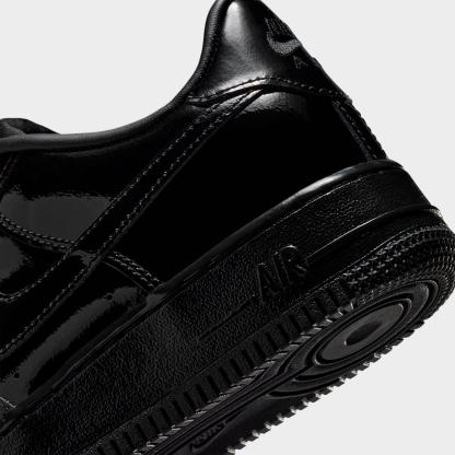 Big Kids' Nithtke Air Force 1 LV8 1 Casual Shoes - Black/Black/Black - Detail shot