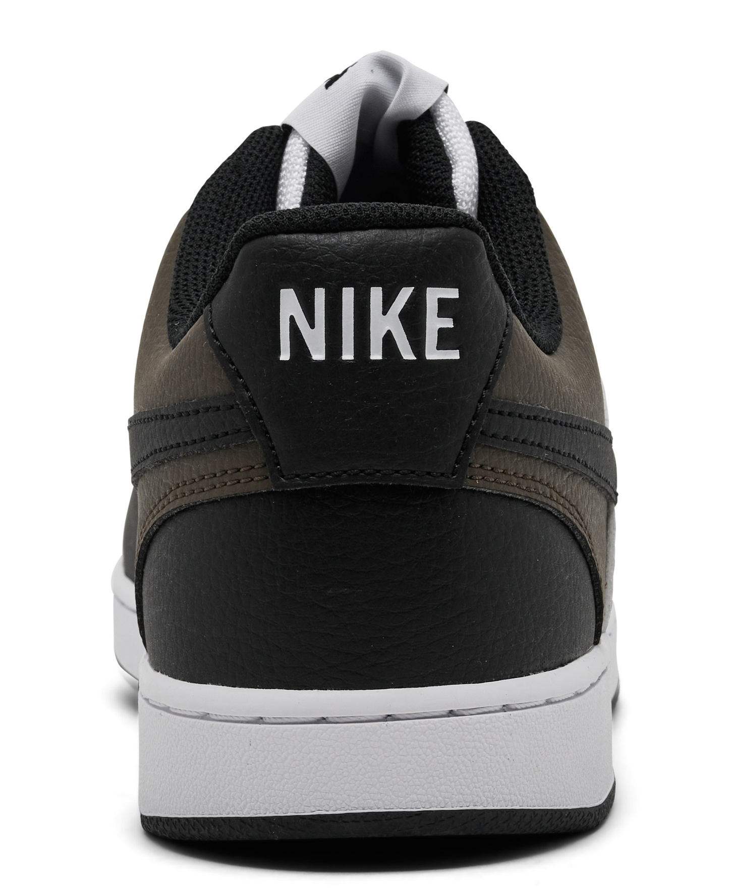 Nike Men's Court Vision Low Casual Sneakers from Finish Line - Baroque Brown, Black