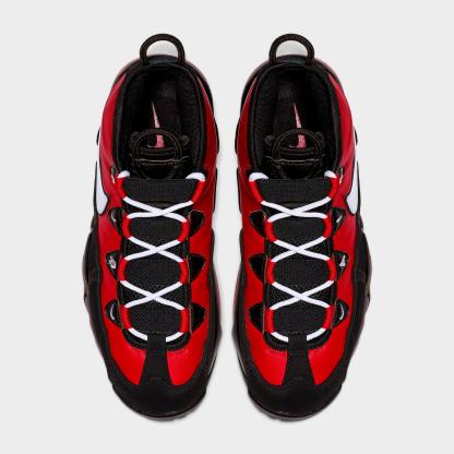 Men's Nithtke Air Max Uptempo '95 Basketball Shoes - Varsity Red/Black/White - Top view