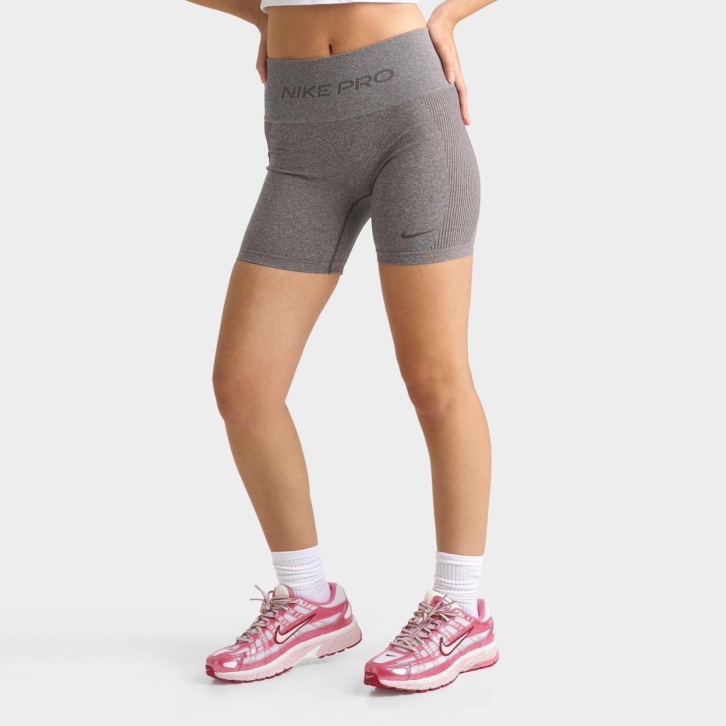 Women's Nithtke Pro Seamless Dri-FIT High-Waisted 5" Biker Shorts - Ridgerock/Heather