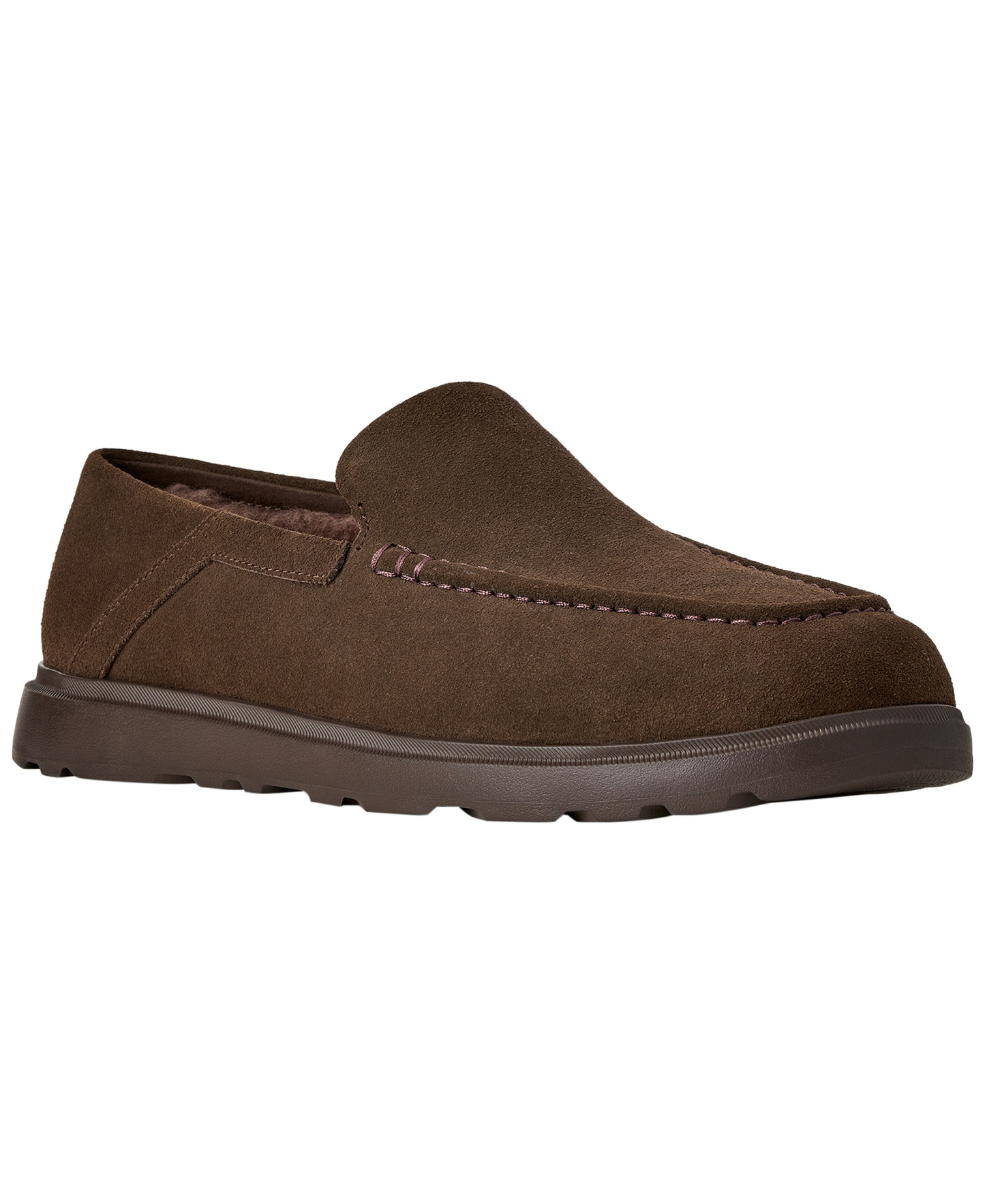 UGG® Men's Shep Suede Round-Toe Loafers - Dusted Cocoa