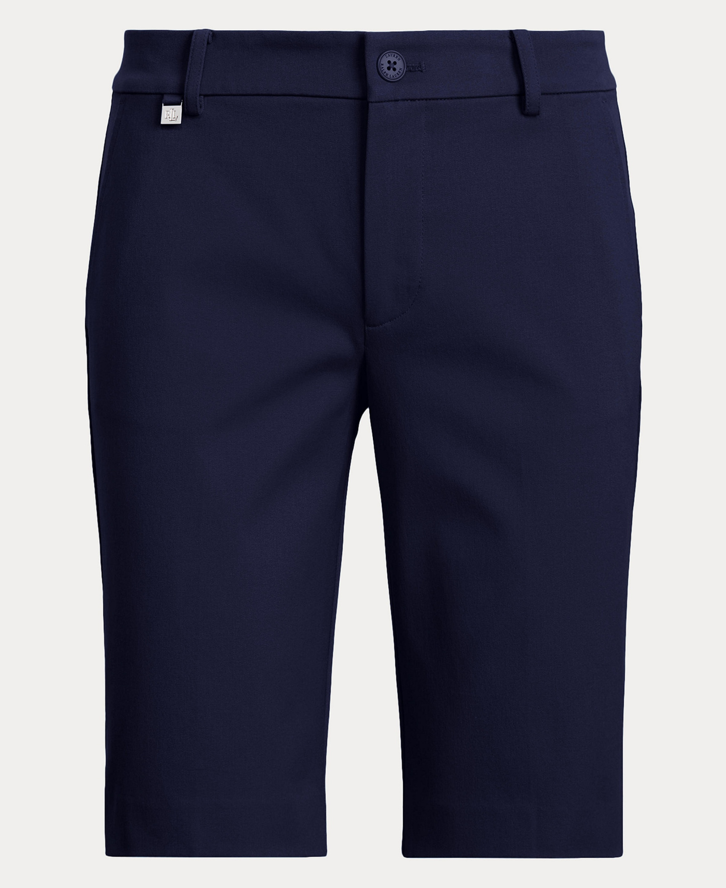 Lauren Ralph Lauren Twill Stretch Bermuda Shorts - Navy
