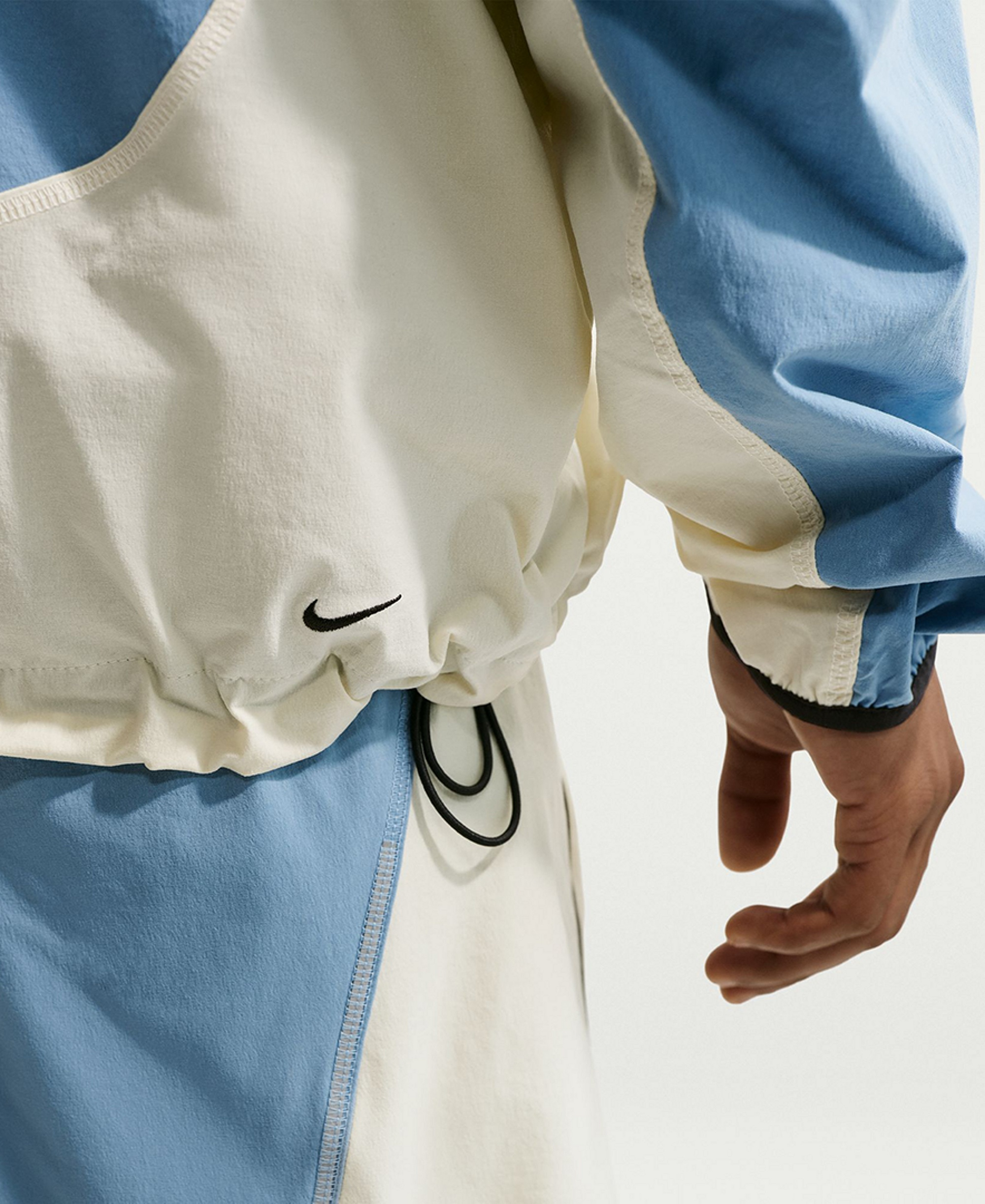Nike Men's Tech Dri-FIT Full-Zip Windrunner Jacket - Work Blue/Coconut Milk/Black