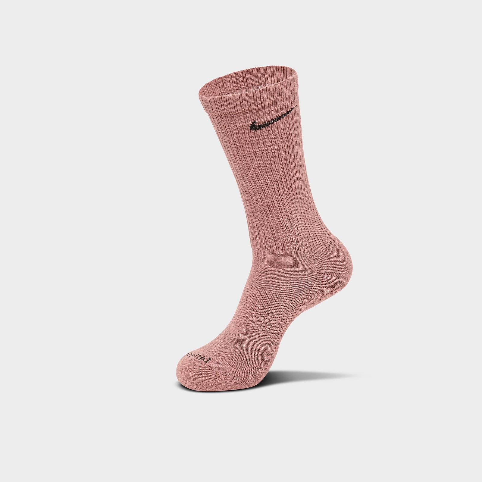 Nike Everyday Plus Cushioned Crew Training Socks (6-Pack) - Pearl/Beige/Rose