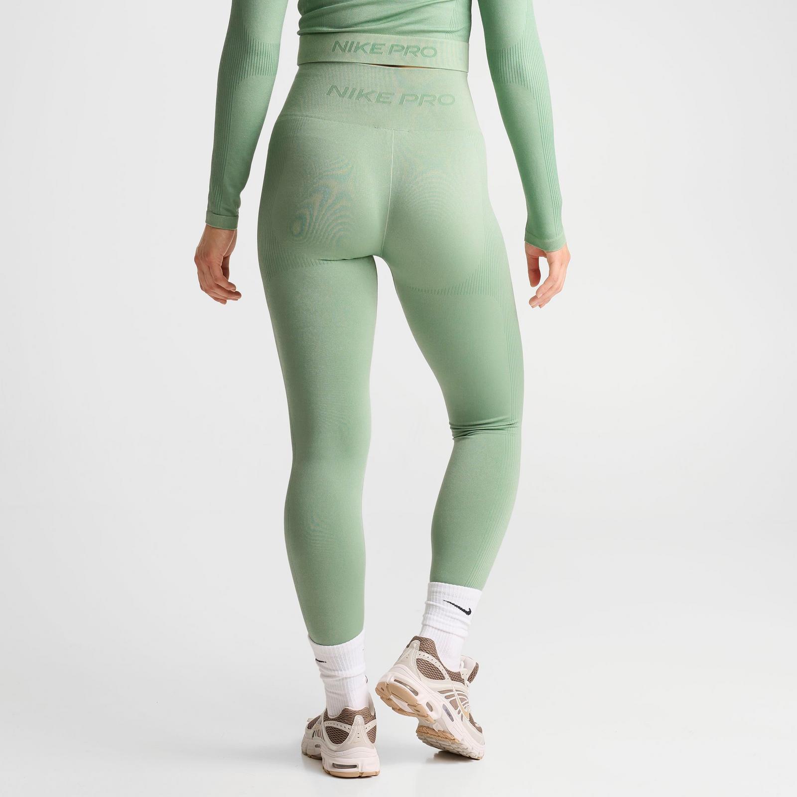 Women's Nike Pro Seamless High-Waisted 7/8 Leggings - Steam