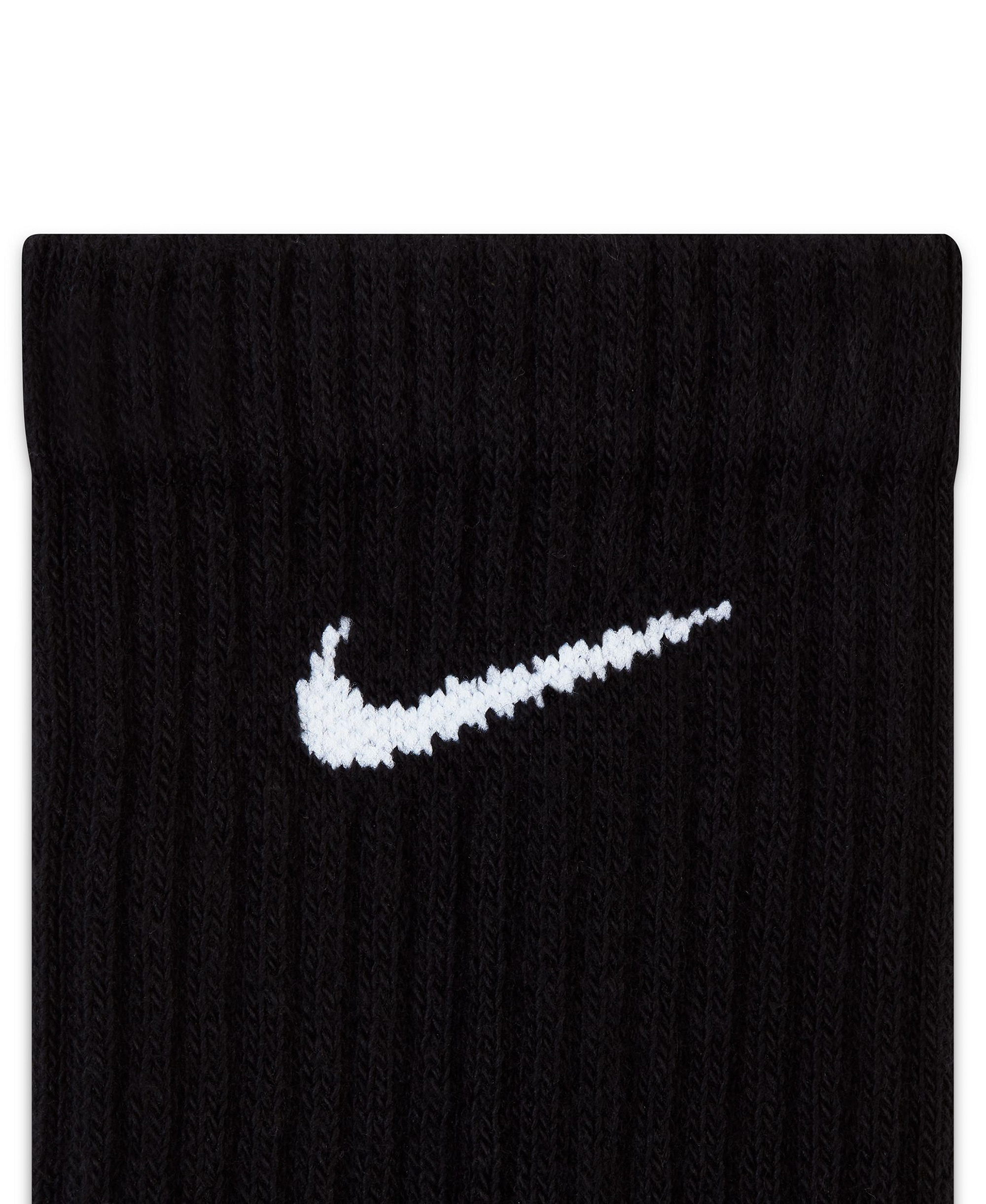 Nike Unisex Everyday Crew Socks, 3-Pack - Black/White