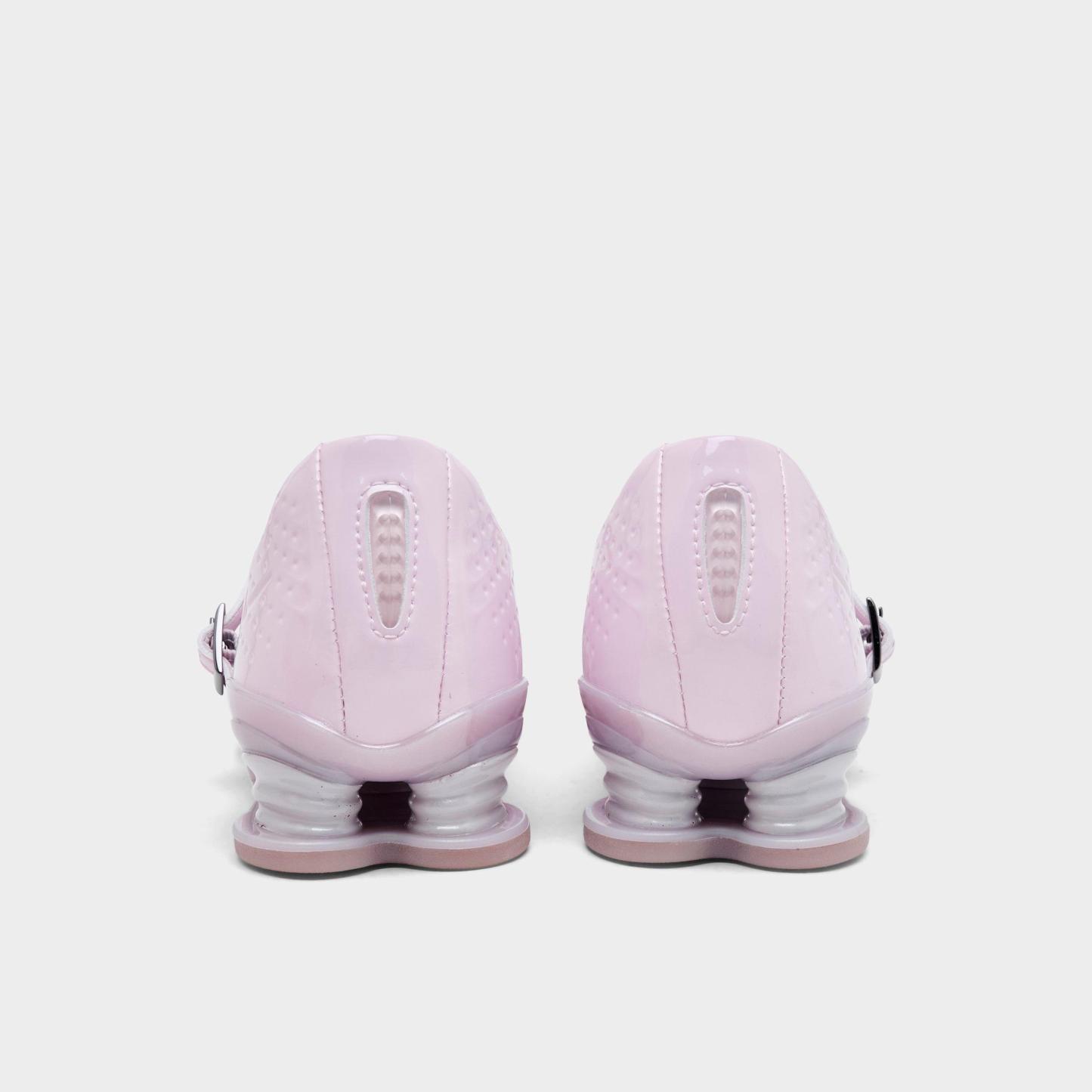 Women's Nithtke Shox Z Calistra Mary Jane Casual Shoes - Pearl Pink/Platinum Violet - Back view
