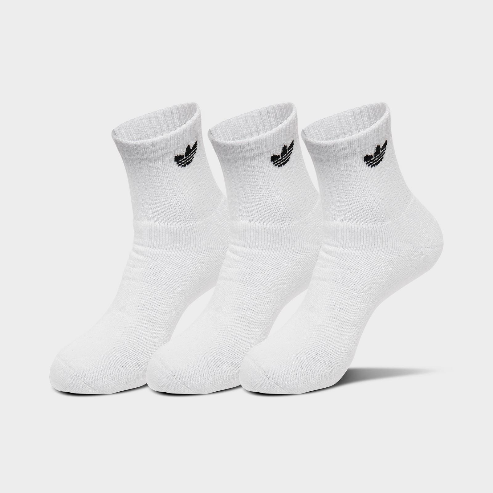 adidas Originals Trefoil Quarter Socks (6 Pack) - White - view 3